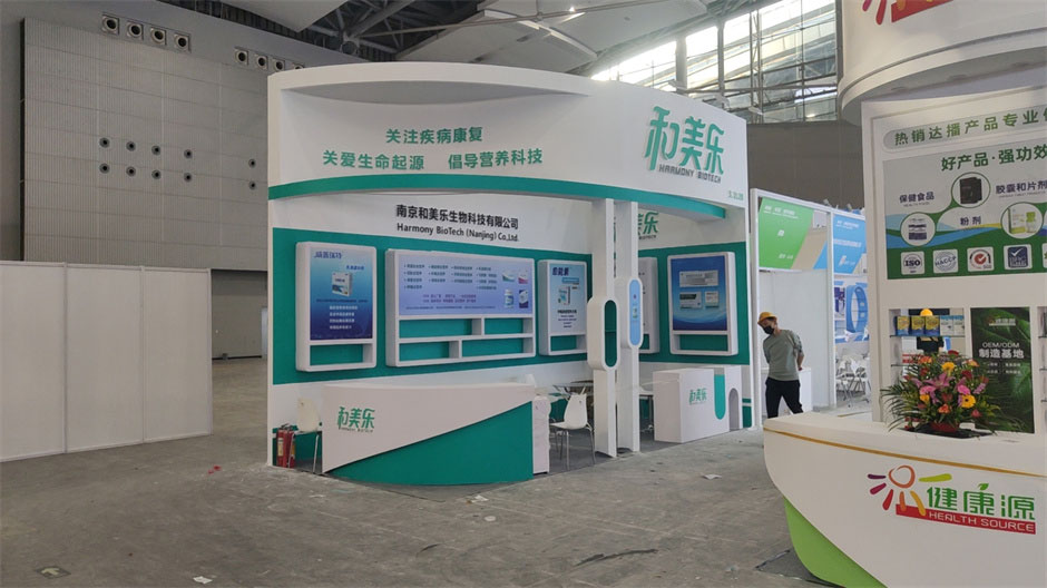 和美樂展臺搭建施工現(xiàn)場