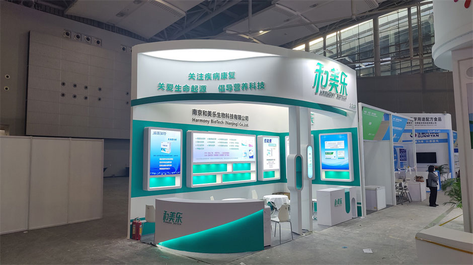 和美樂展臺搭建施工現(xiàn)場